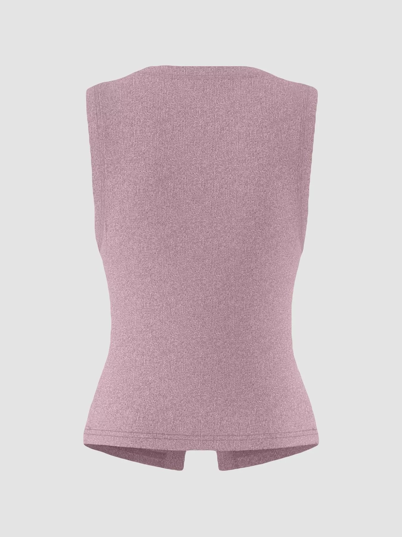 Elara Button Tank detail view styled for Avrienne