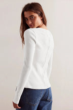 Slim Long Sleeve Ribbed Cardigan image 5