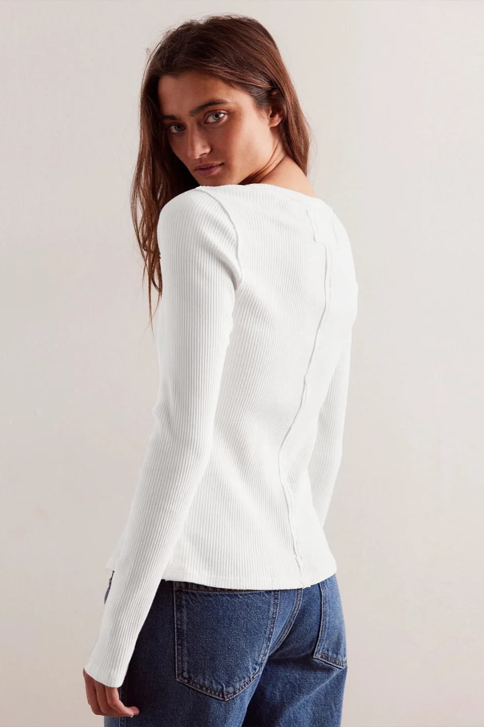Slim Long Sleeve Ribbed Cardigan image 5