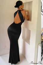 Bianca Crossover Halter Neck Dress image 6