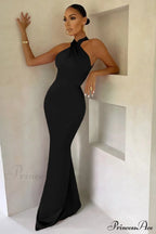 Bianca Crossover Halter Neck Dress image 5