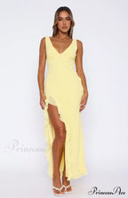 Bianca Slit Stylish Ruffled Maxi Dress image 11