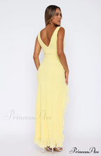 Bianca Slit Stylish Ruffled Maxi Dress image 9