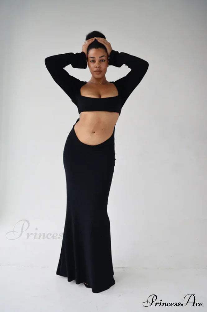 Black Grande Stylish Finale Gown image 8