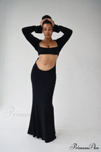 Black Grande Stylish Finale Gown image 8