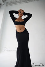 Black Grande Stylish Finale Gown image 9