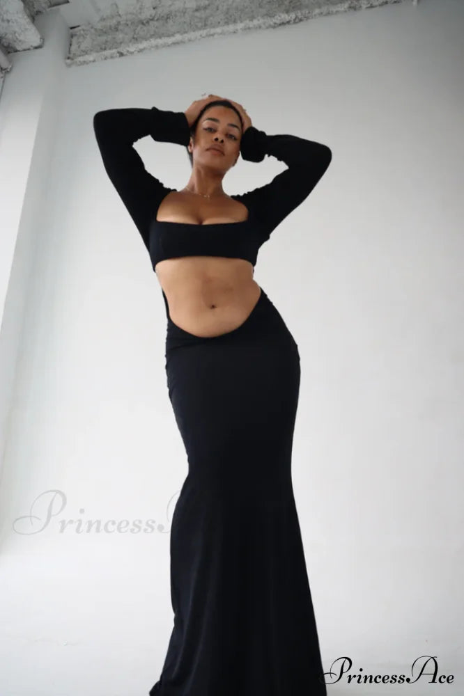 Black Grande Stylish Finale Gown image 9