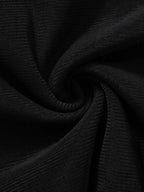 Black Off Shoulder Trendy Long Sleeve Mini Dress image 5