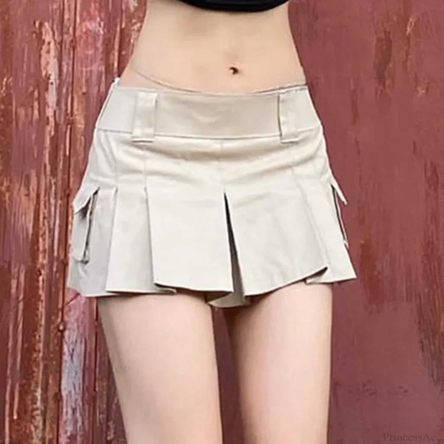 Black Pleated Tennis Style Skirt image 3