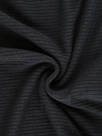 Black Ruched Graceful Bodycon Mini Dress image 4