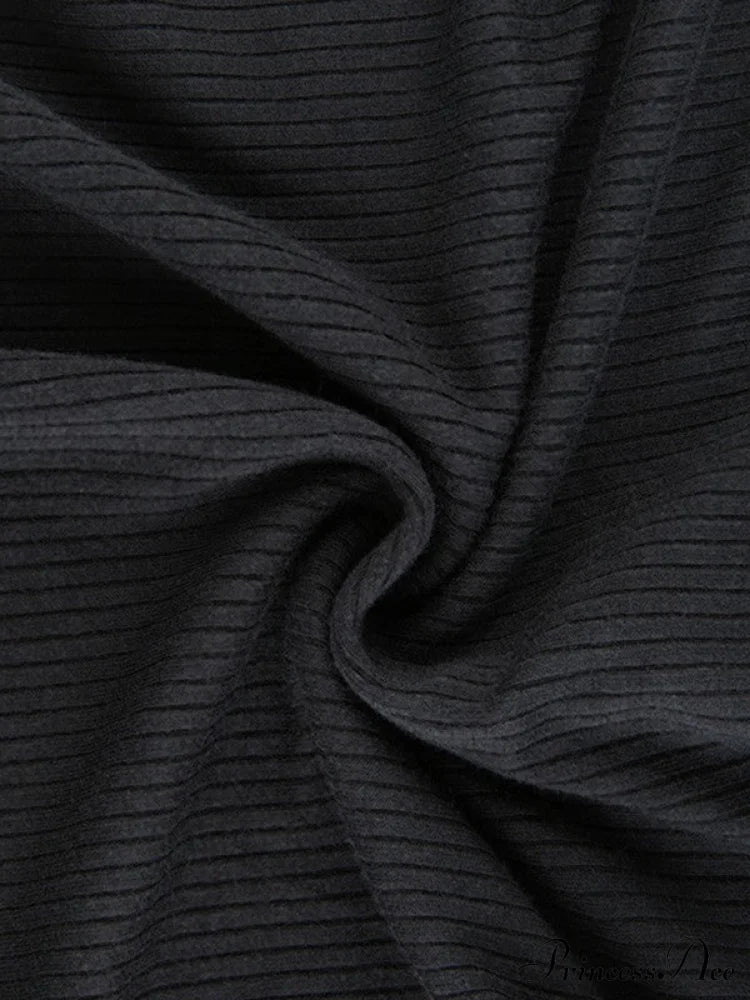 Black Ruched Graceful Bodycon Mini Dress image 4
