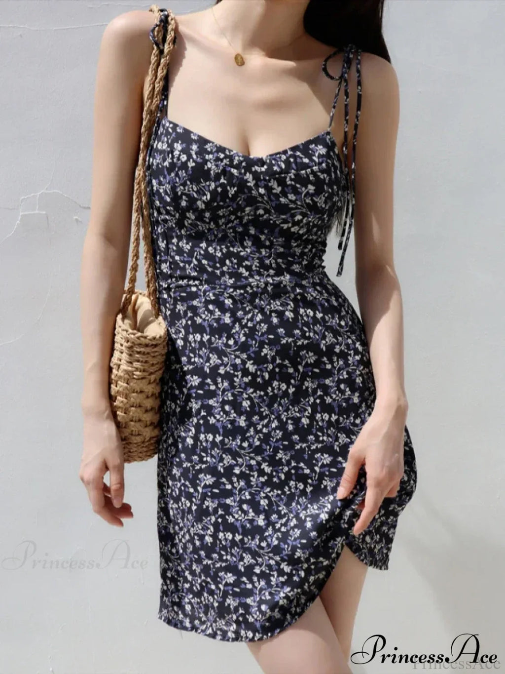 Black Short Sleeve Mini Dress image 5