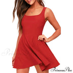 Black Skater Mini Dress image 4