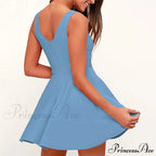 Black Skater Mini Dress image 3