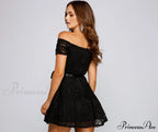 Blair Formal Off Charming The Shoulder Lace Dress image 2
