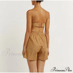 Blouse Outfits With Clothing Pieces Blouses Two Fashion Warm-Season Mini Tracksuits Women Cotton Sets Shorts Fashion image 11