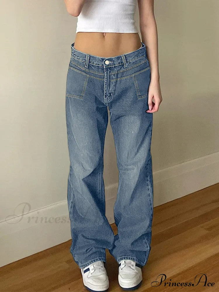 Blue Denim Graceful Cargo Mini Skirt image 3