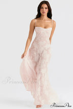 Blush of Elegance Charming Lace Maxi Dress image 32