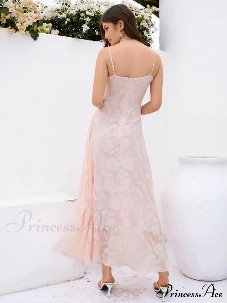 Blush of Elegance Charming Lace Maxi Dress image 17