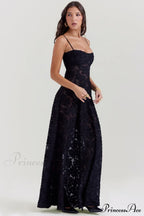 Blush of Elegance Charming Lace Maxi Dress image 37