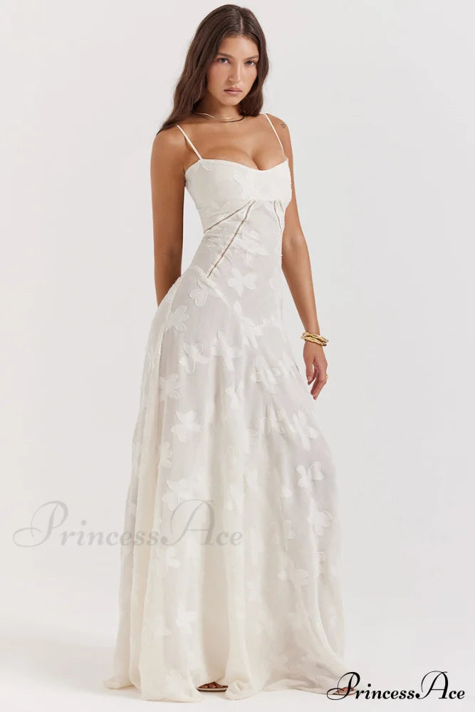 Blush of Elegance Charming Lace Maxi Dress image 22
