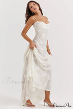 Blush of Elegance Charming Lace Maxi Dress image 23