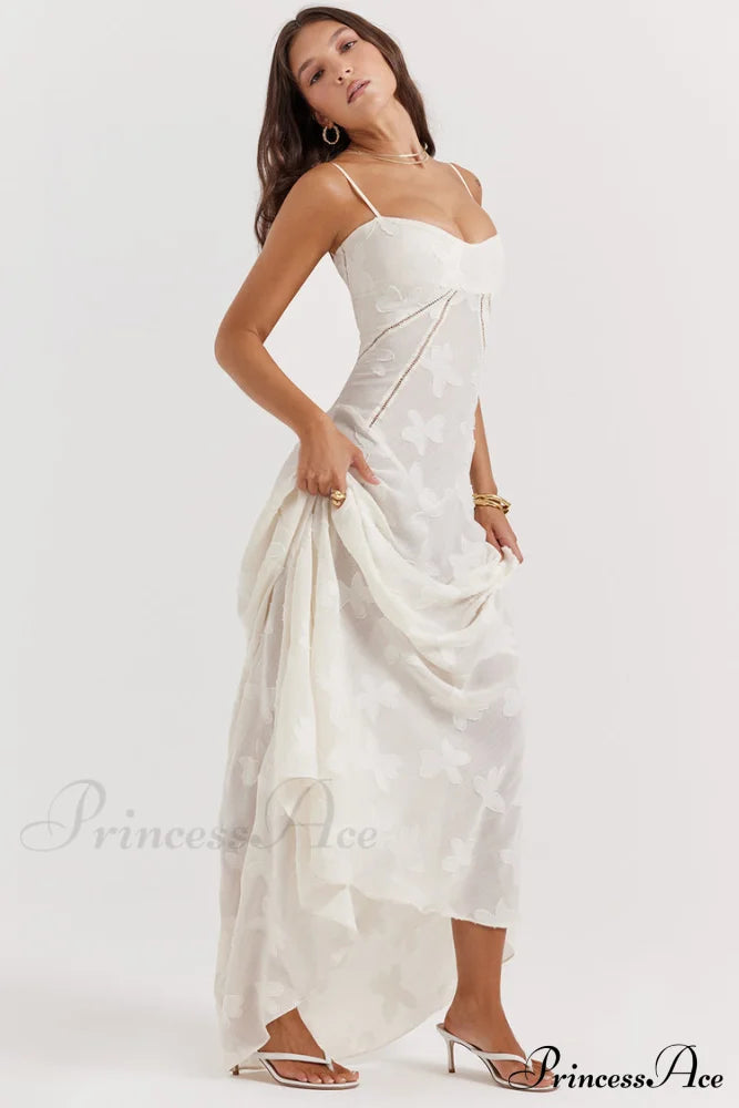 Blush of Elegance Charming Lace Maxi Dress image 23