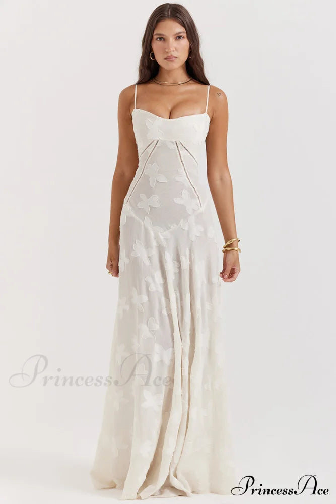 Blush of Elegance Charming Lace Maxi Dress image 27