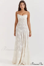 Blush of Elegance Charming Lace Maxi Dress image 27