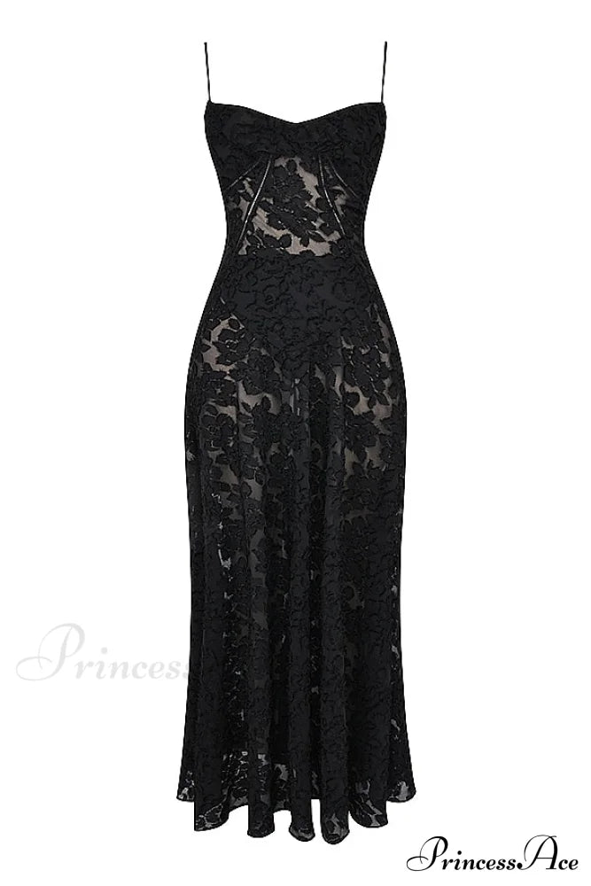 Blush of Elegance Charming Lace Maxi Dress image 33
