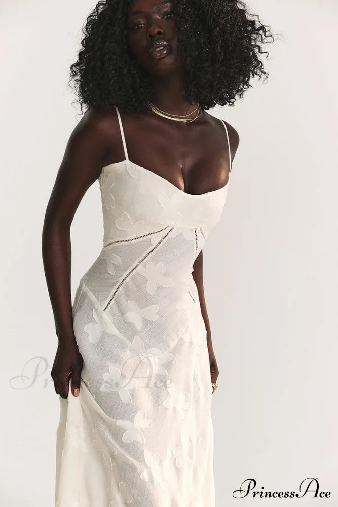 Blush of Elegance Charming Lace Maxi Dress image 21