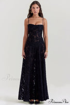 Blush of Elegance Charming Lace Maxi Dress image 36
