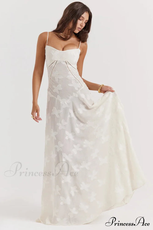 Blush of Elegance Charming Lace Maxi Dress image 2