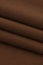 Boat Neck Cutout Fitted Long Sleeve Tee image 4