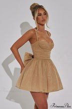 Bodycon Sequined Strapless Bow Party Dress image 7