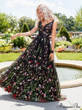 Bohemia Floral V Neck Backless Maxi Dress image 2