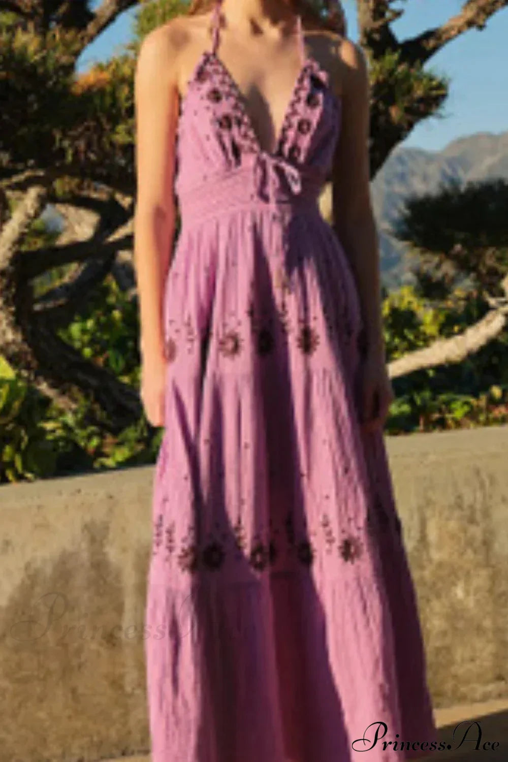 Bohemian Flower Beach Holiday Boho Dress image 10