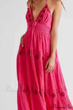 Bohemian Flower Beach Holiday Boho Dress image 6