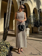 Bohemian Knit Graceful Long Dress image 1