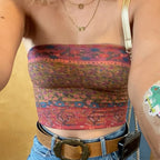 Boho Bandeau Off-Shoulder Tube Crop Top image 5