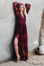 Boho Lace Stylish Maxi Dress image 8