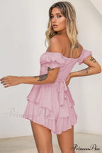 Boho Off Stylish Shoulder Romper image 4