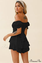 Boho Off Stylish Shoulder Romper image 37