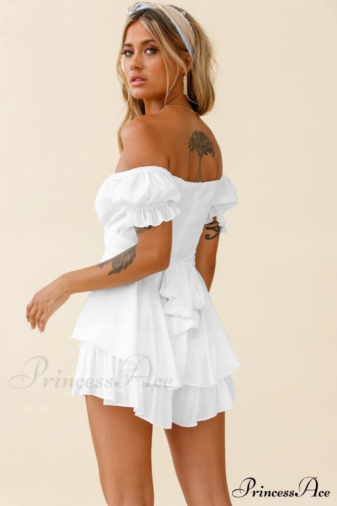 Boho Off Stylish Shoulder Romper image 35