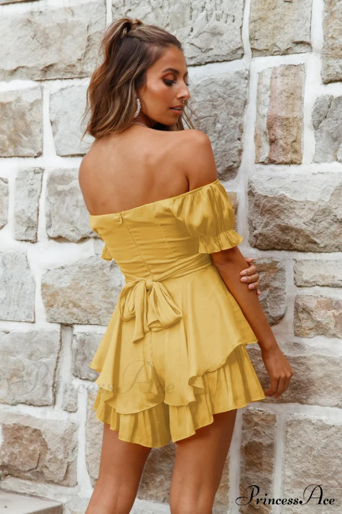 Boho Off Stylish Shoulder Romper image 9
