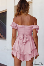 Boho Off Stylish Shoulder Romper image 5