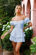 Boho Off Stylish Shoulder Romper image 25