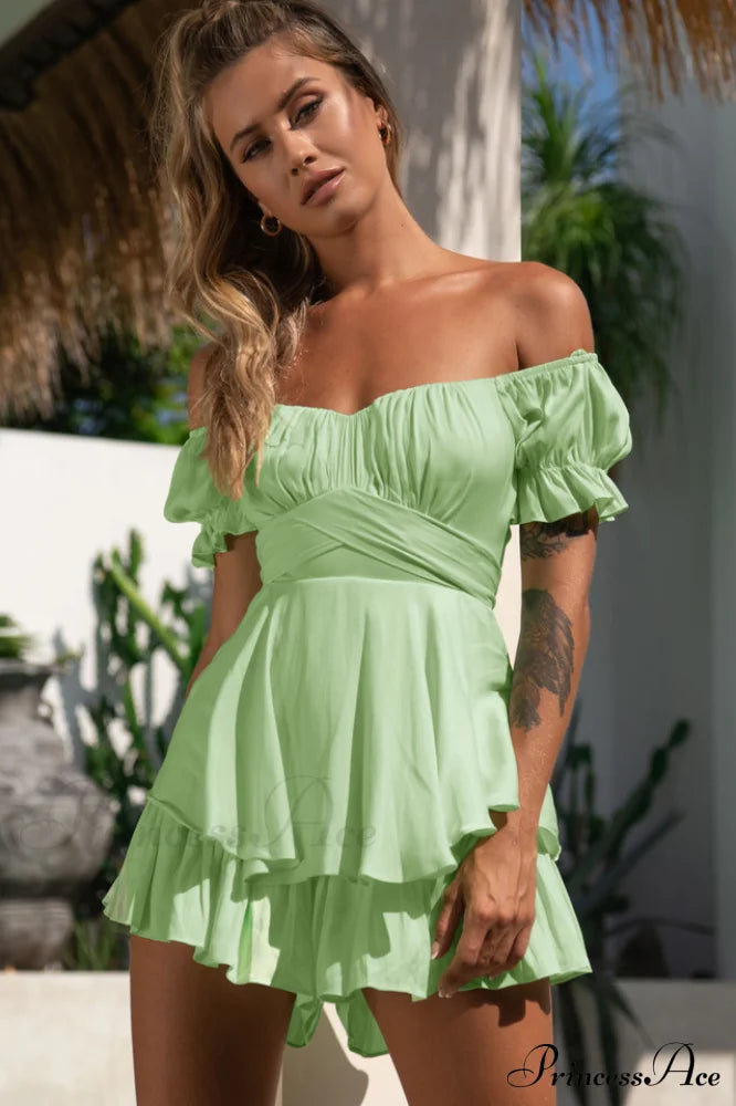 Boho Off Stylish Shoulder Romper image 16