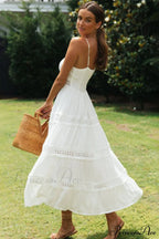 Boho Sling Lace Charming Panel Maxi Dress image 2