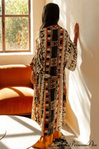 Boho Tie Stylish Dye Kimono Blouse image 24